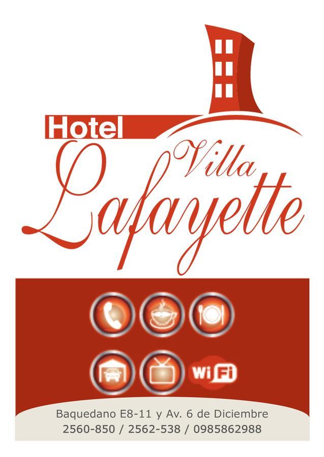 Hotel Villa Lafayette Quito Exterior foto